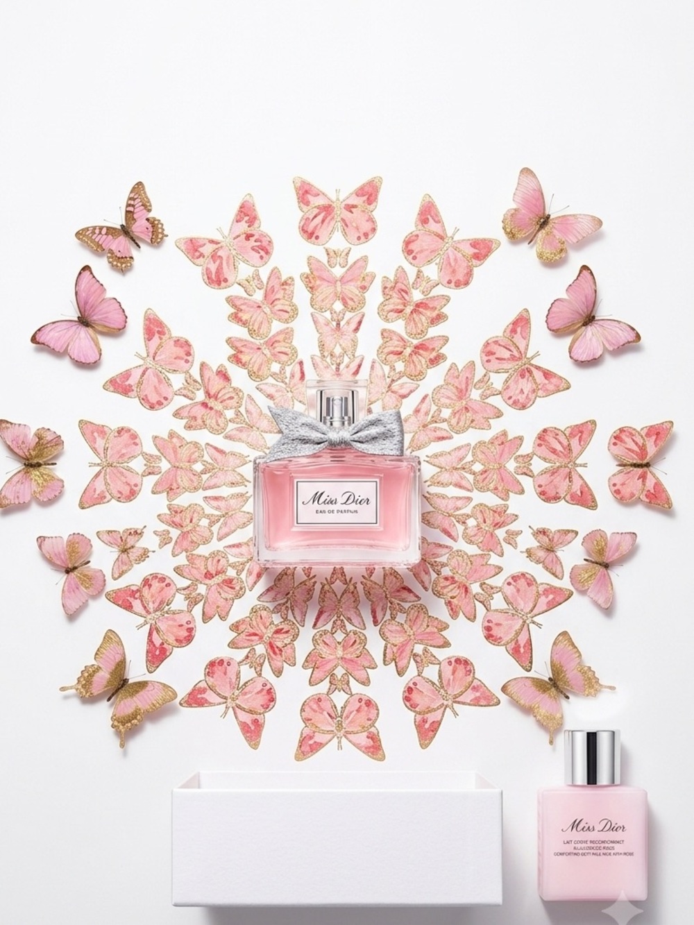 NWT Miss Dior Eau de Parfum & Body Milk Luxury Gift Set | Butterfly Box - Picture 4 of 10